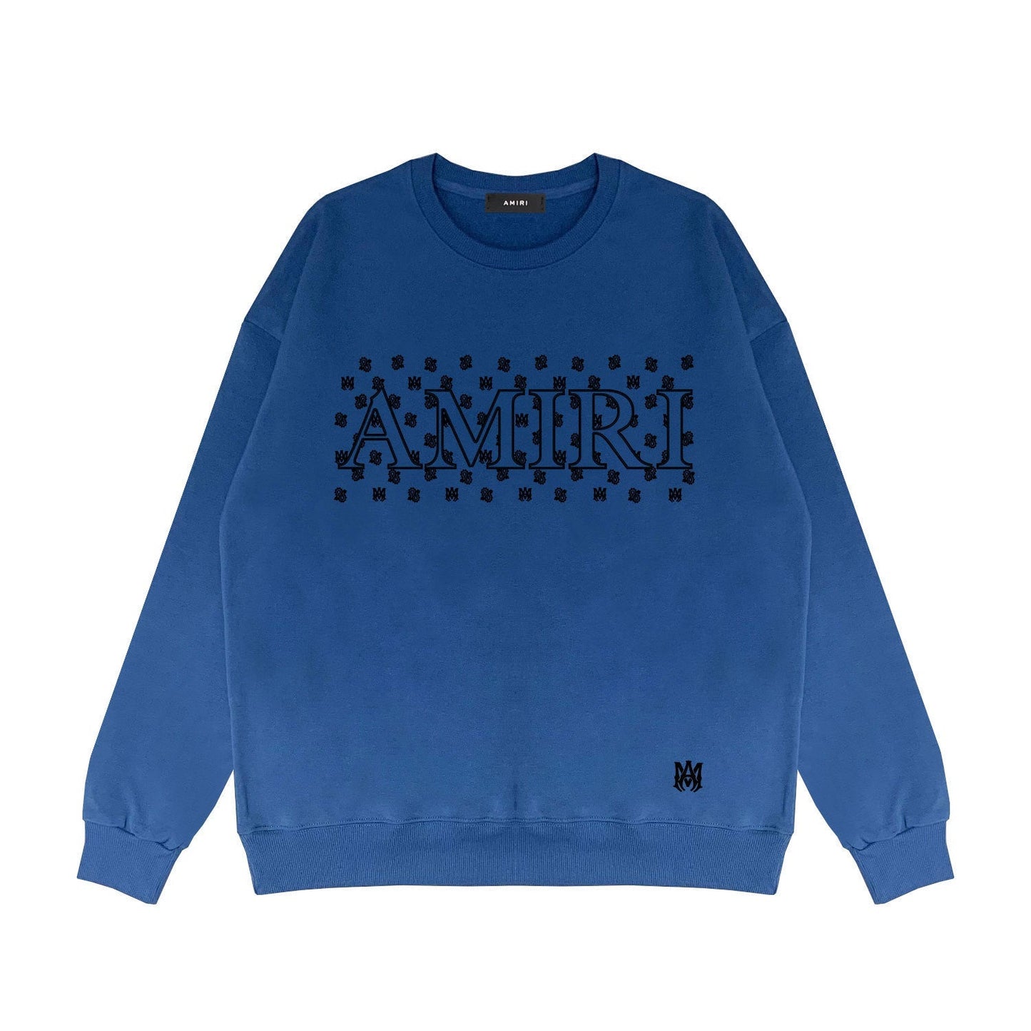 Amiri Long Sleeved Shirt Fashion Brand Crew Sweatshirts round Neck Sweater