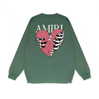 Amiri Long Sleeve Shirt Long Sleeve Long-Sleeved T-Shirt Blouse