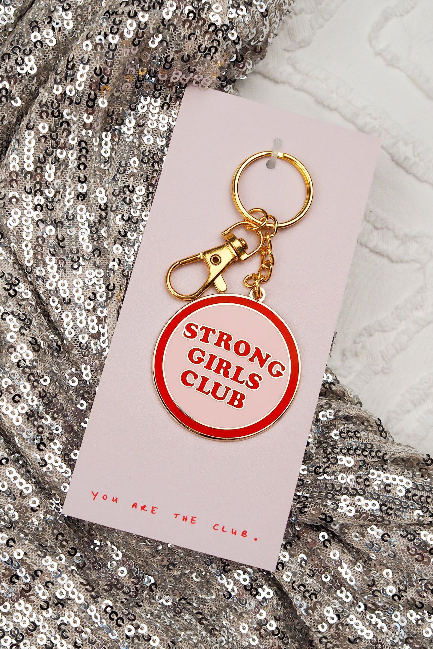 Strong Girls Club Keyring