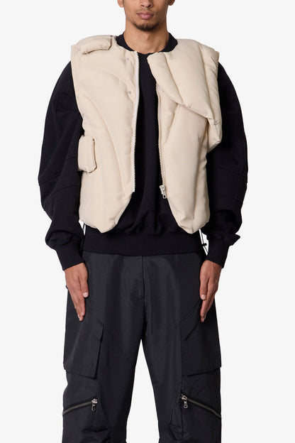 Padded Vest - Off White