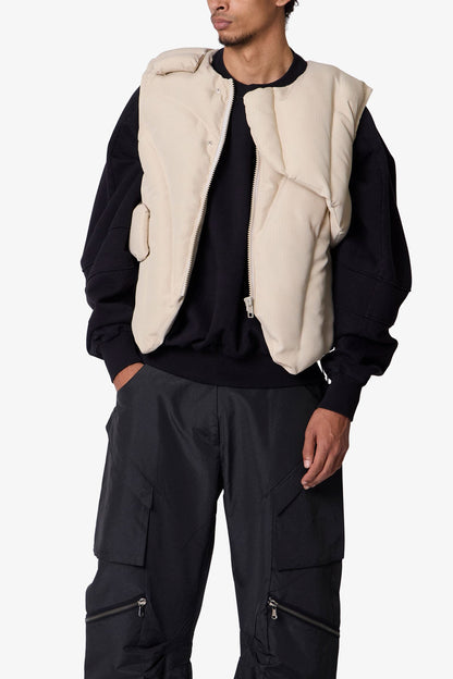 Padded Vest - Off White
