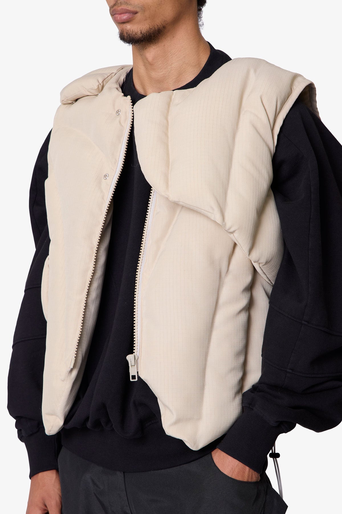 Padded Vest - Off White