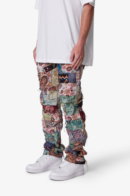 Paneled Blanket Pants - Multi