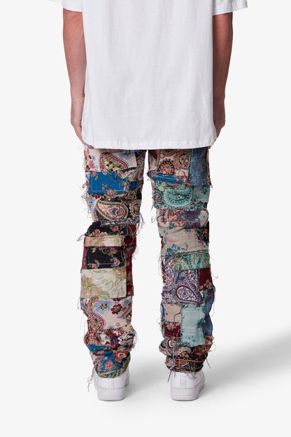 Paneled Blanket Pants - Multi