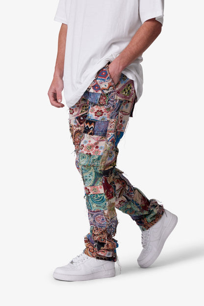 Paneled Blanket Pants - Multi