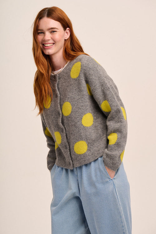 Pip Alpaca Polka Dot Cardigan