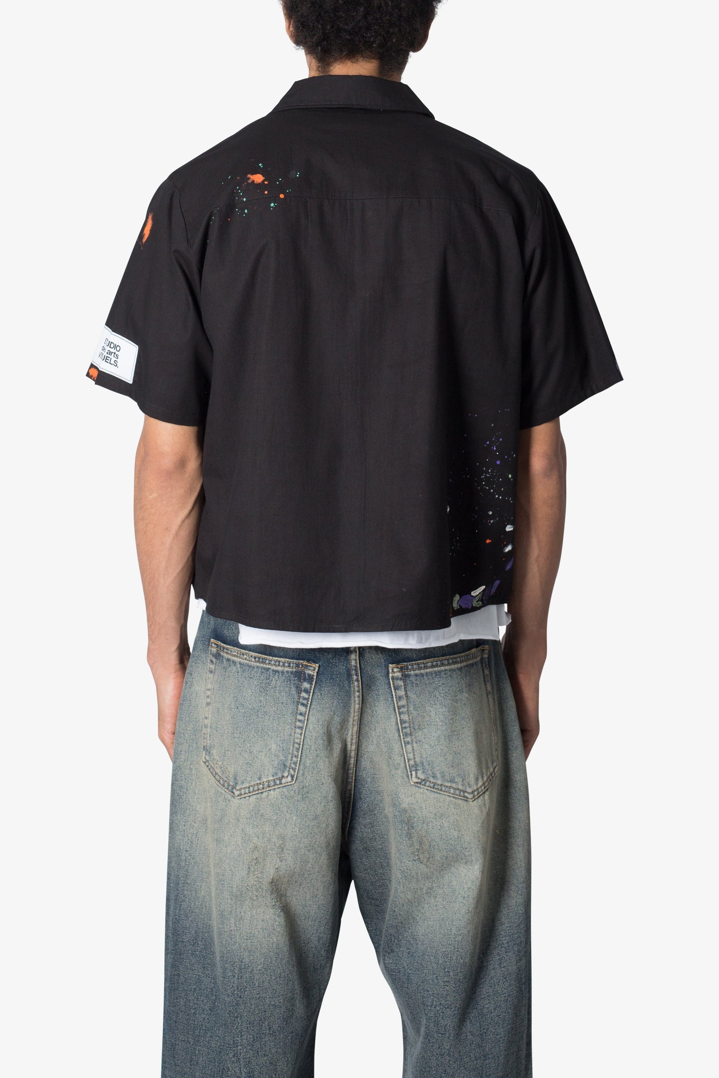 Poplin Painter S/S Shirt - Black