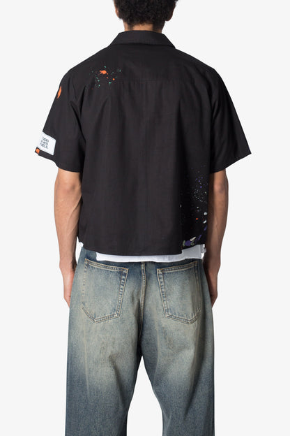 Poplin Painter S/S Shirt - Black