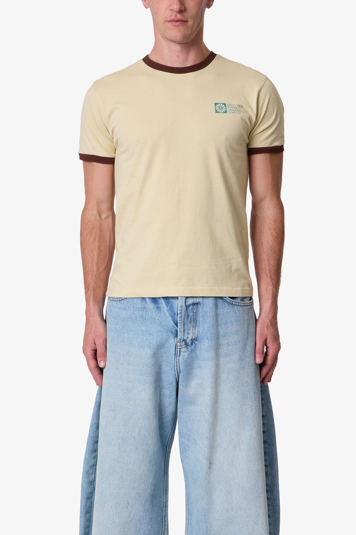 Power Ringer Tee - Yellow