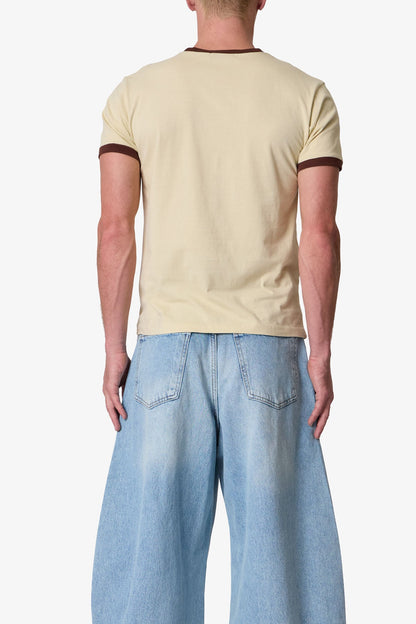 Power Ringer Tee - Yellow