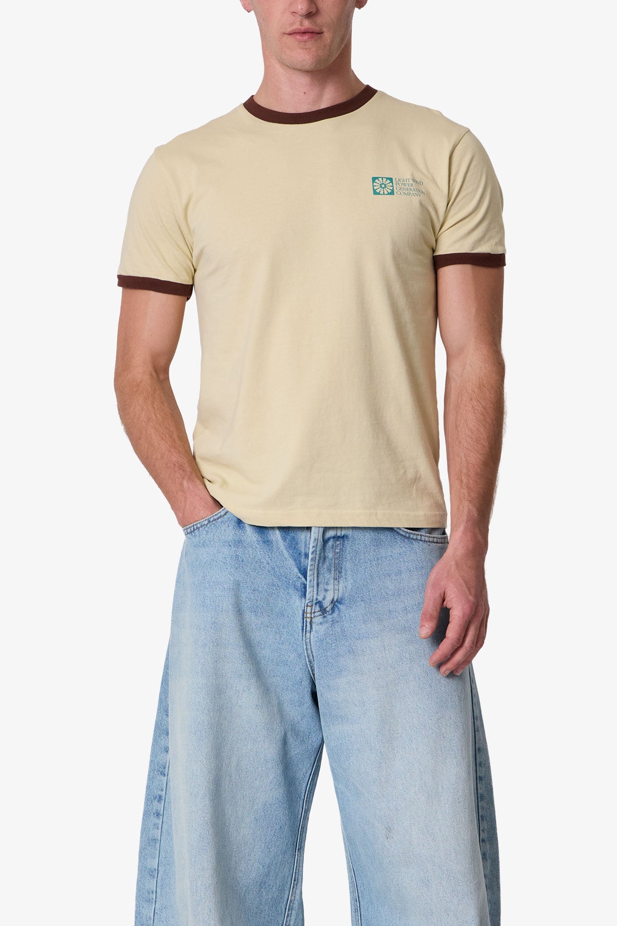 Power Ringer Tee - Yellow