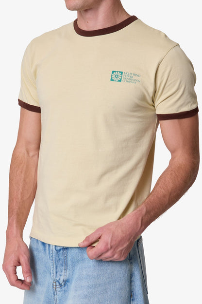 Power Ringer Tee - Yellow