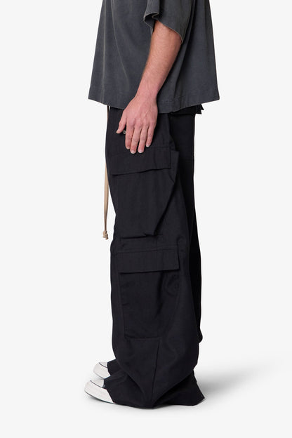Rave Double Cargo Pants - Black