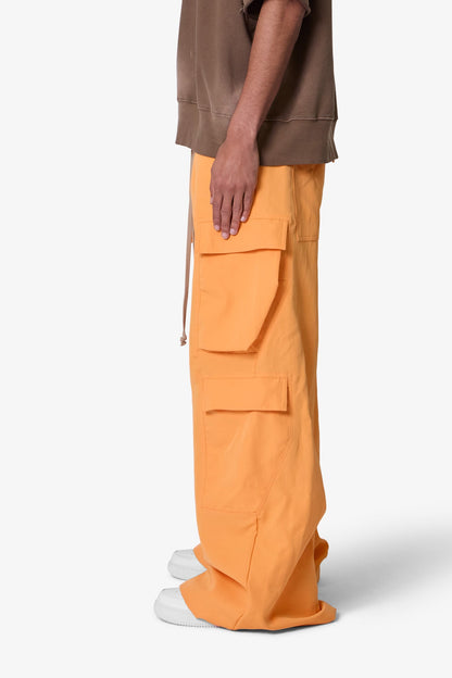 Rave Double Cargo Pants - Orange