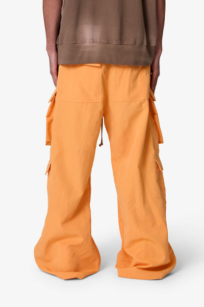 Rave Double Cargo Pants - Orange