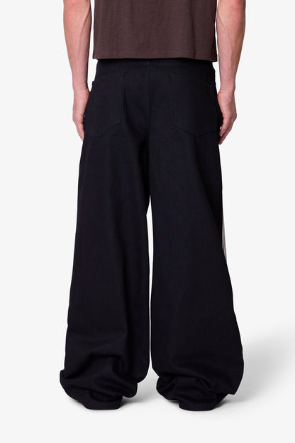 Rave Stripe Denim - Black