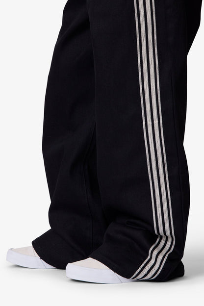 Rave Stripe Denim - Black