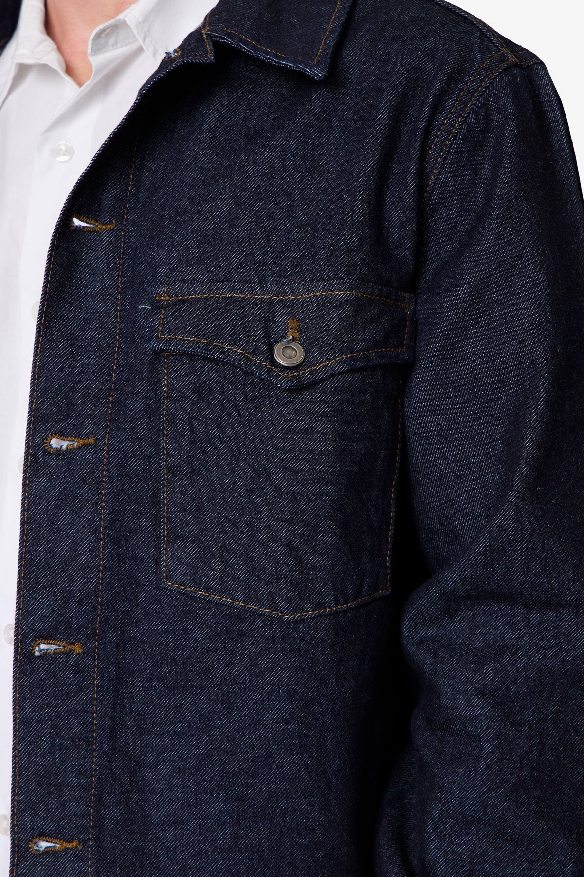 Raw Denim Jacket - Raw Blue