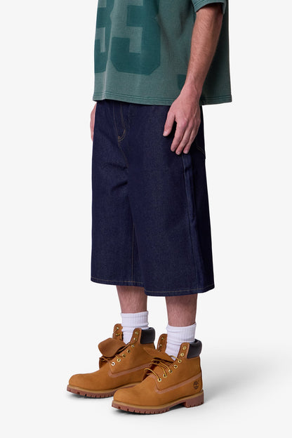 Raw Ultra Baggy Denim Shorts - Rinsed Indigo