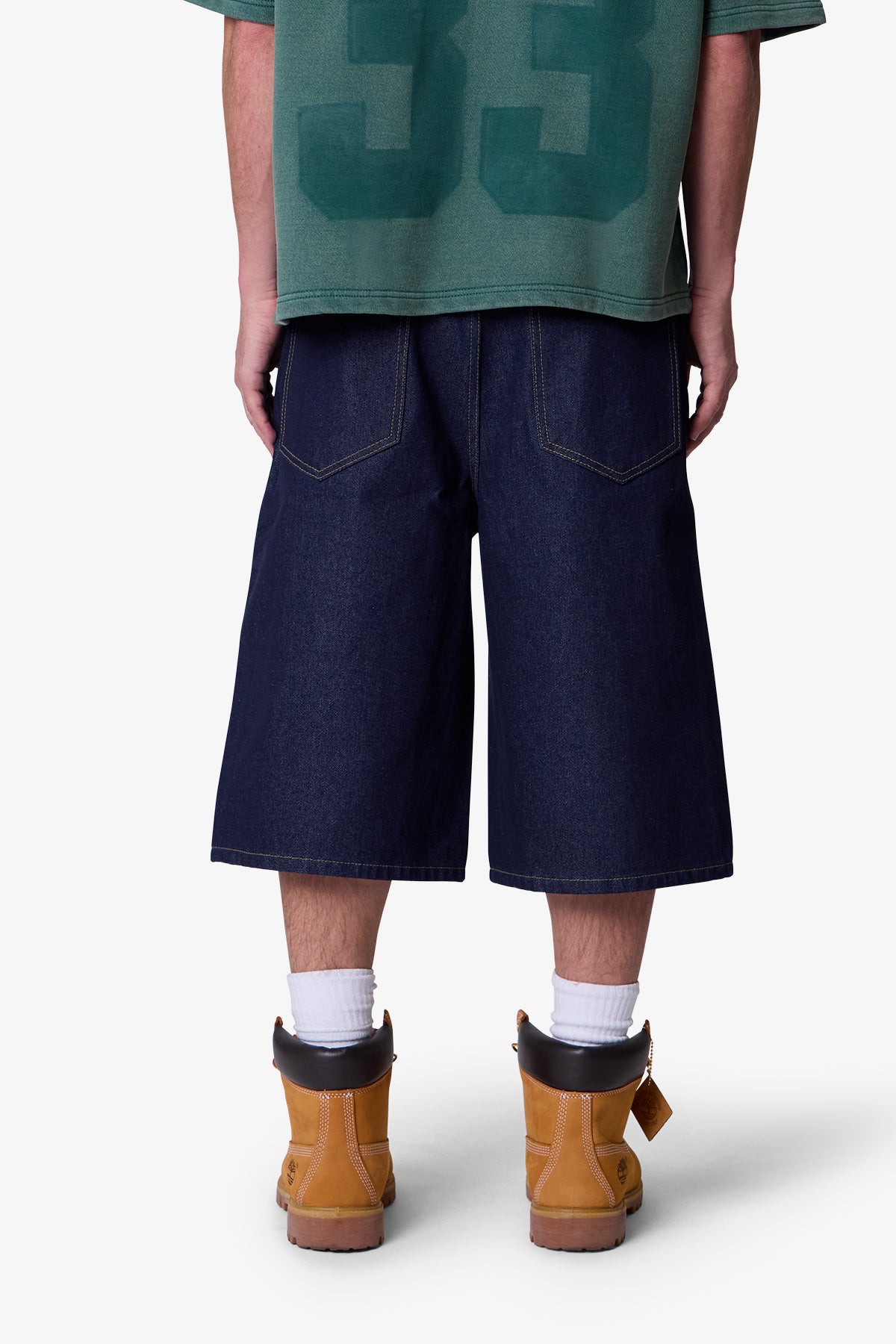 Raw Ultra Baggy Denim Shorts - Rinsed Indigo