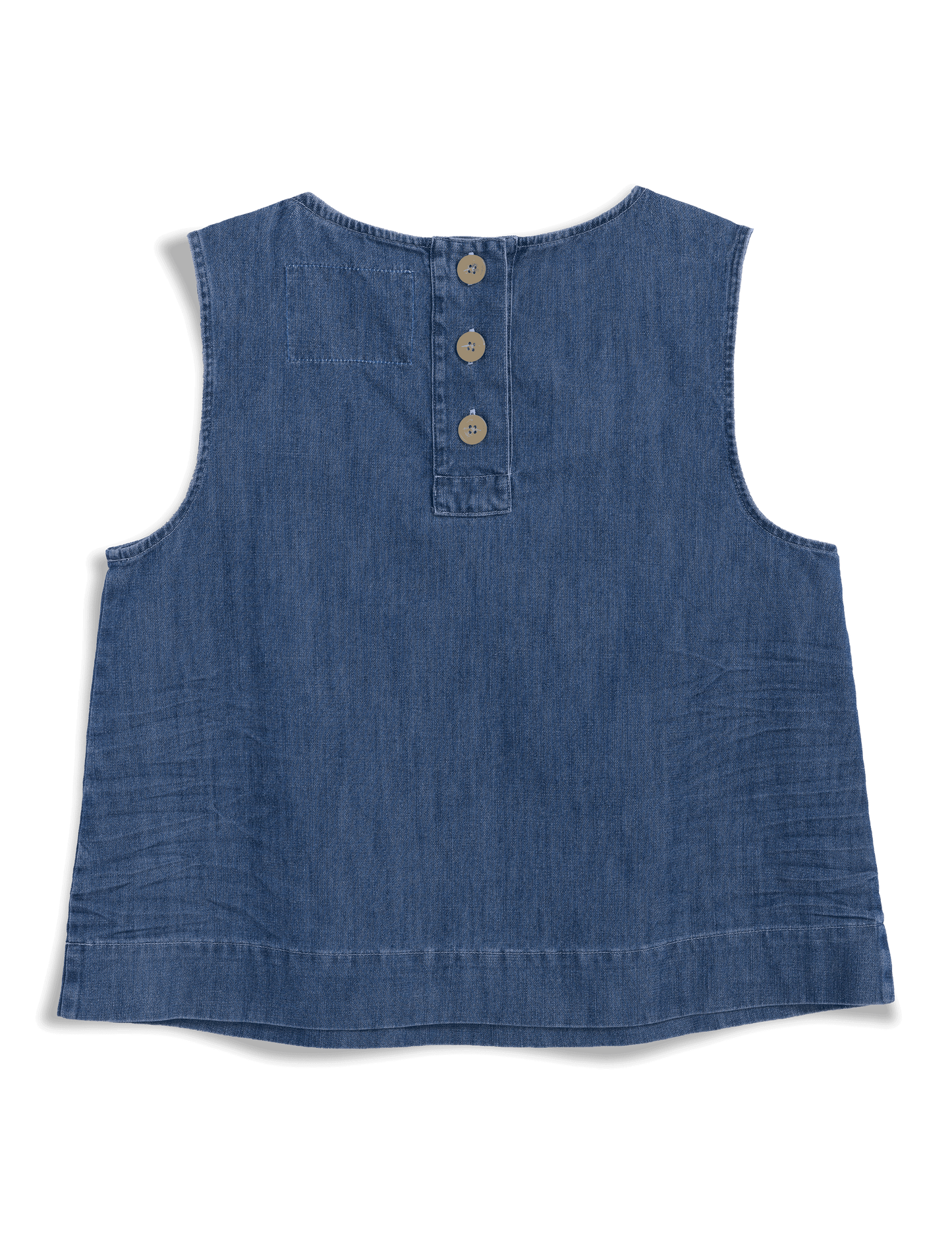 SHELLEY Distressed Indigo Wash, Famous Denim