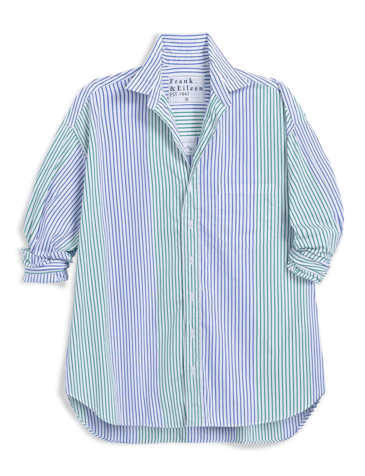 SHIRLEY Bright Multicolor Stripe, Italian Cotton
