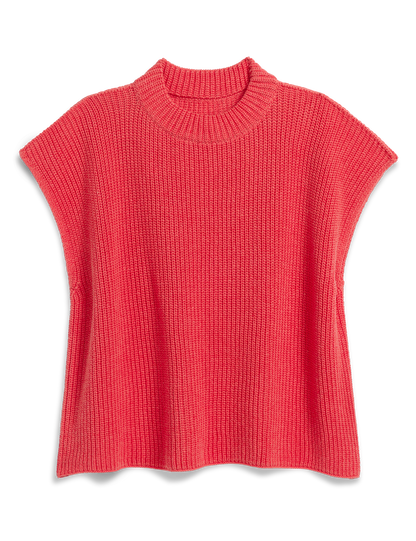 MONTECITO VEST Lobster, Pure Italian Cotton