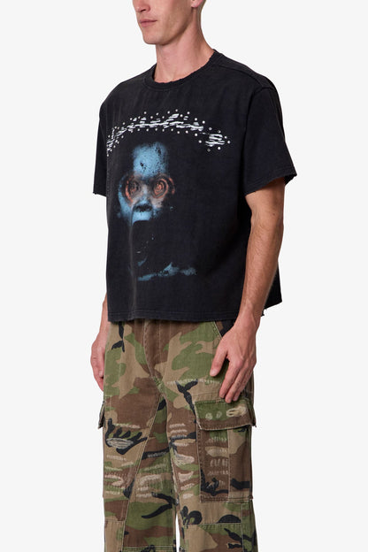 Scream Tee - Washed Black