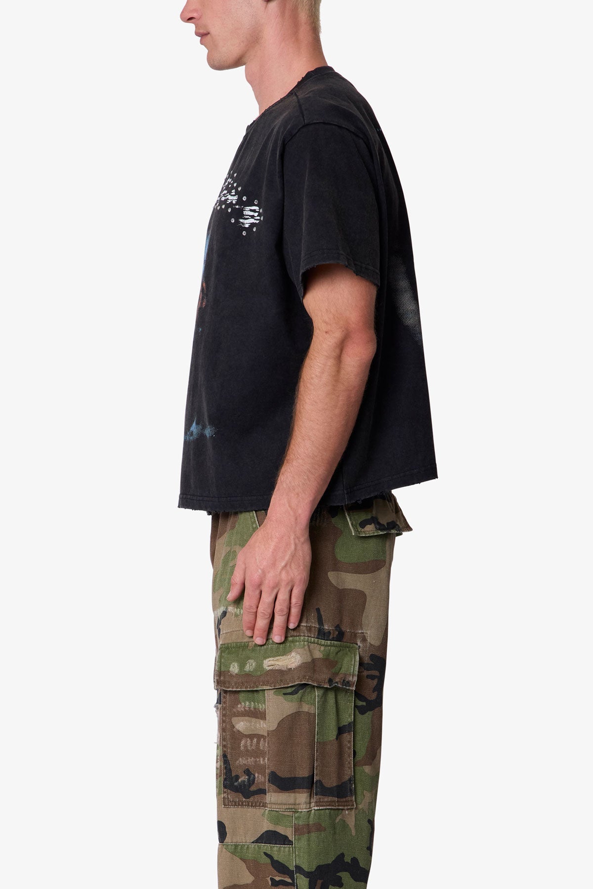 Scream Tee - Washed Black