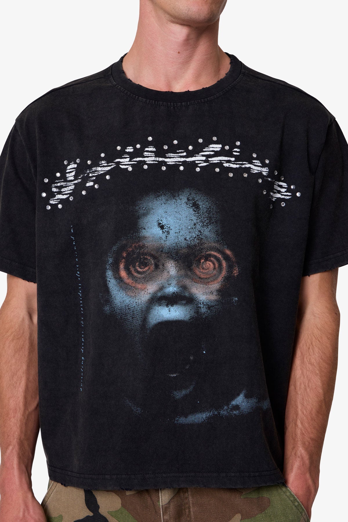 Scream Tee - Washed Black