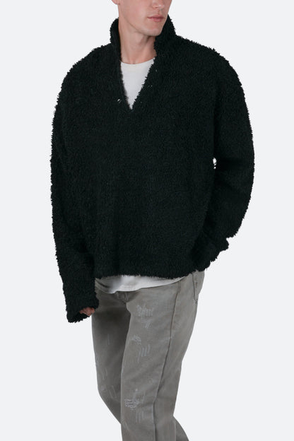 Sherpa Pullover - Black