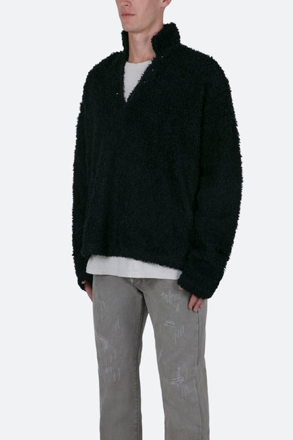 Sherpa Pullover - Black