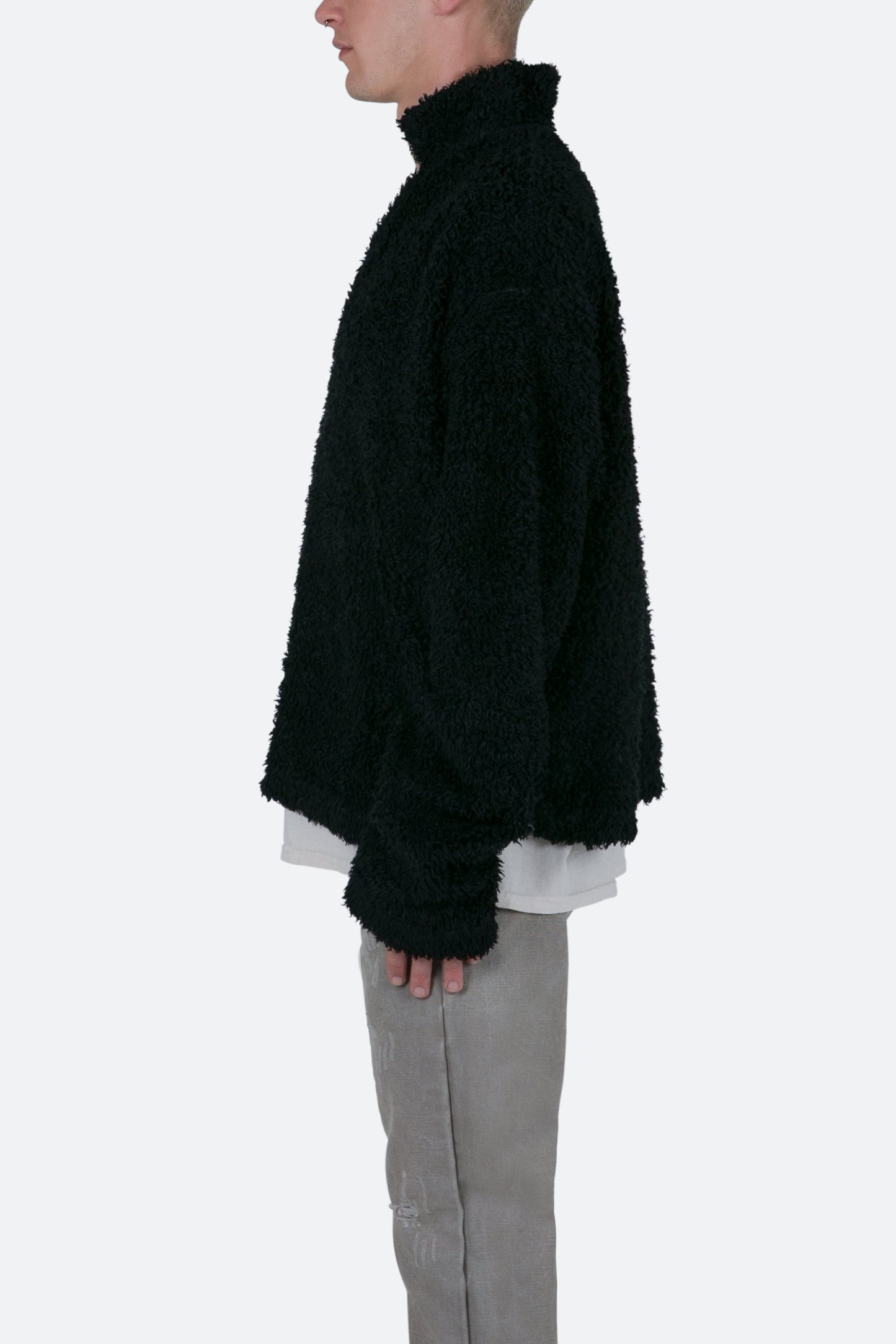 Sherpa Pullover - Black
