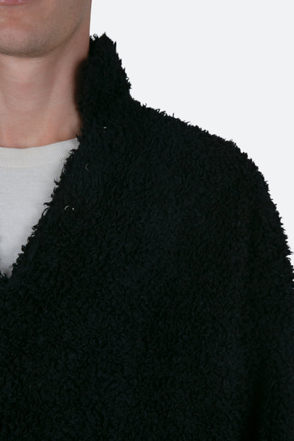 Sherpa Pullover - Black