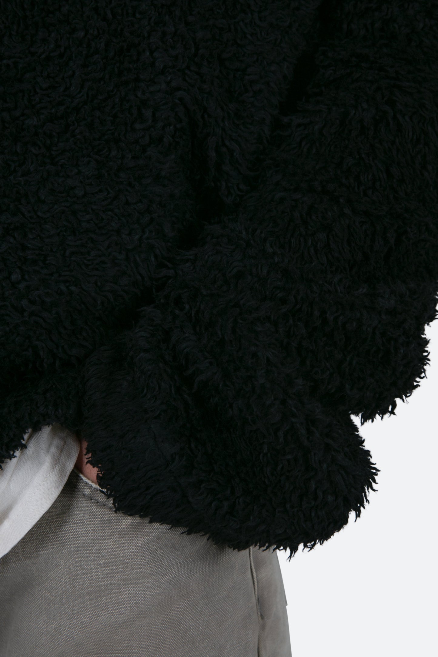 Sherpa Pullover - Black