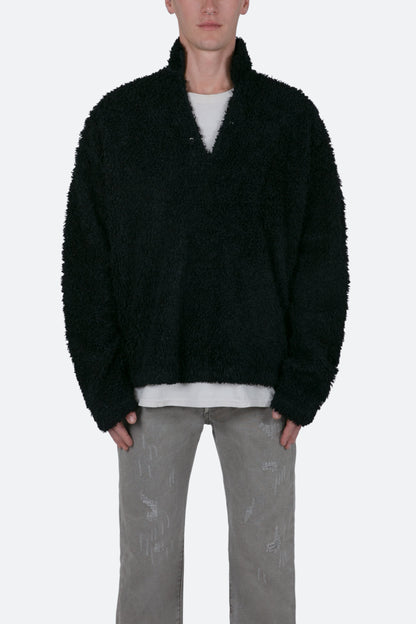 Sherpa Pullover - Black