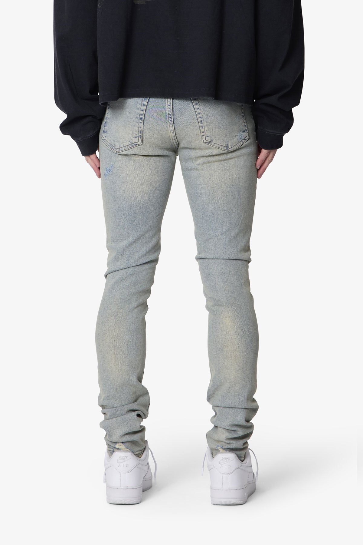 Shredded Skinny Denim - Blue