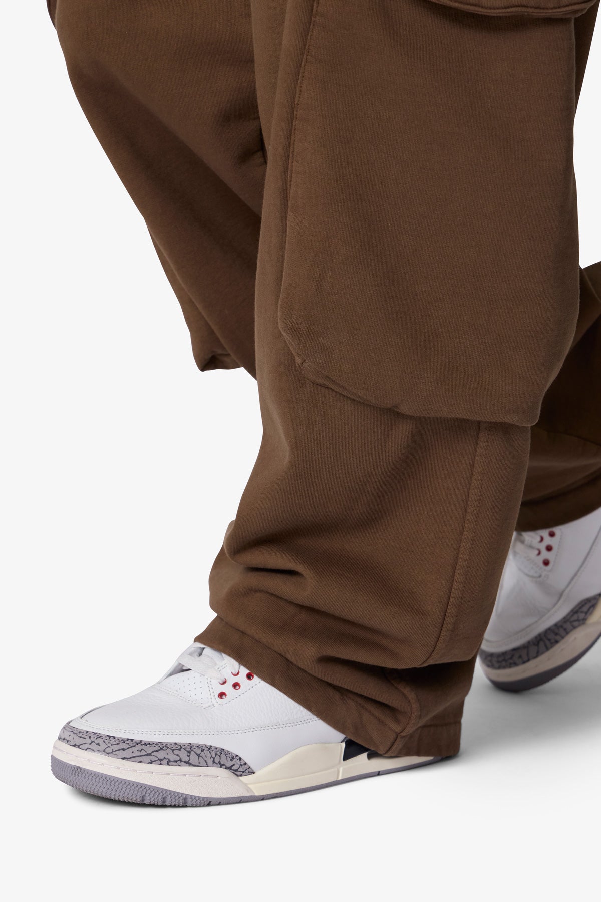 Side Cargo Pocket Sweatpants - Olive