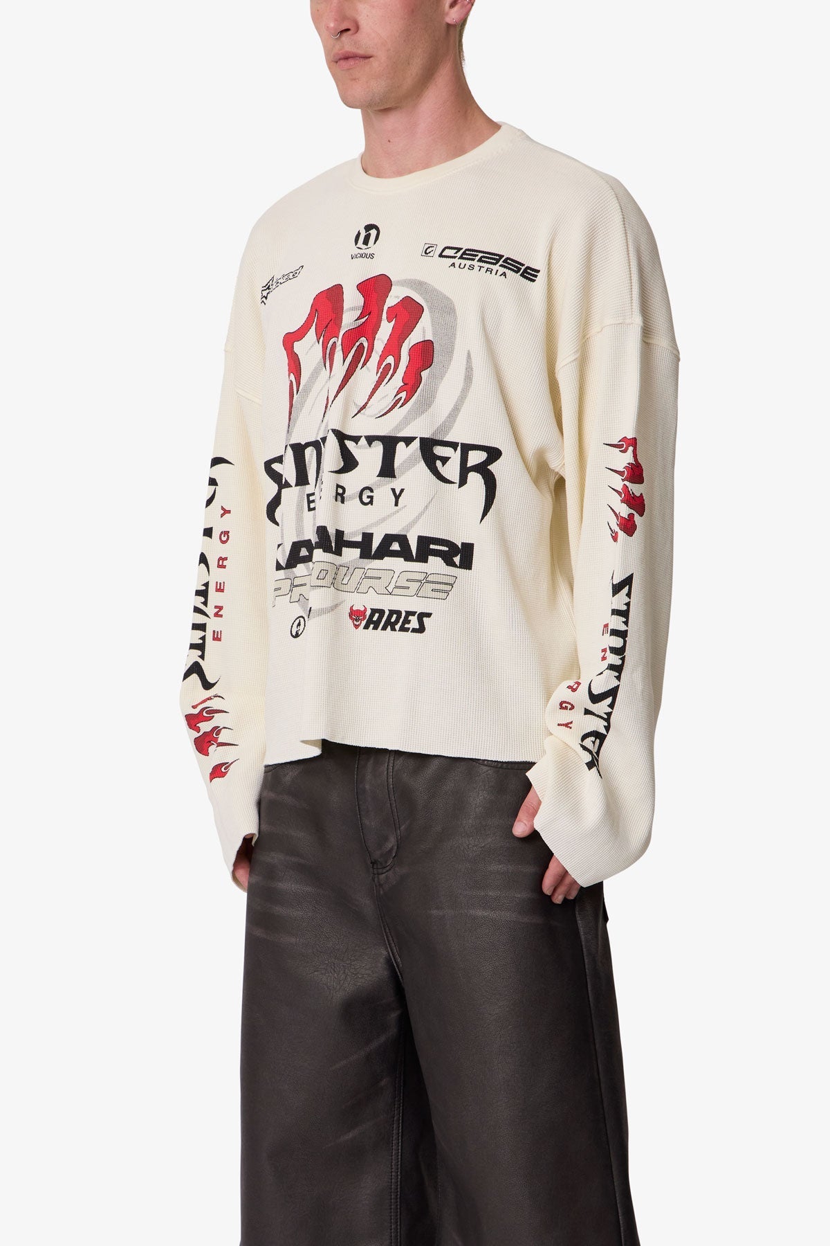 Sinister Thermal L/S Tee - Off White