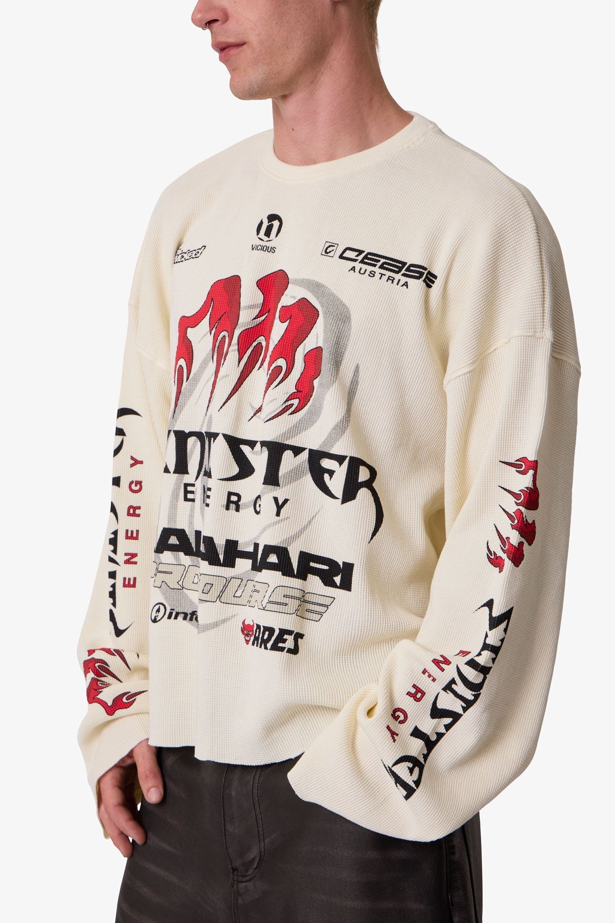 Sinister Thermal L/S Tee - Off White