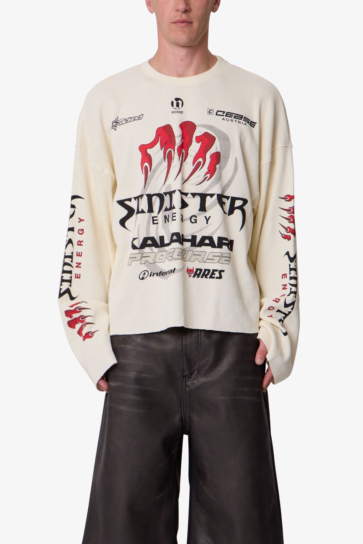 Sinister Thermal L/S Tee - Off White