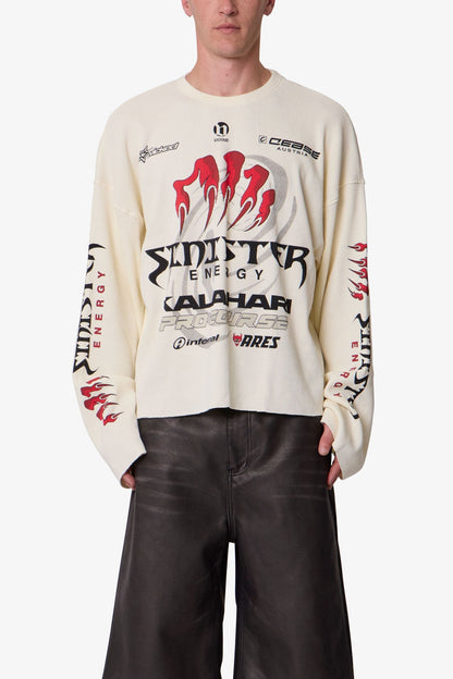 Sinister Thermal L/S Tee - Off White