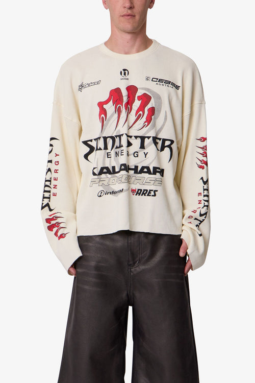 Sinister Thermal L/S Tee - Off White