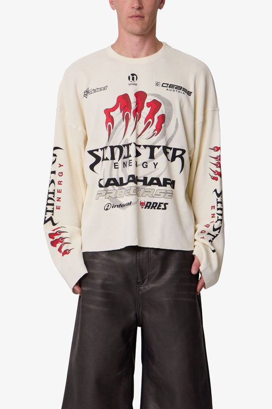 Sinister Thermal L/S Tee - Off White