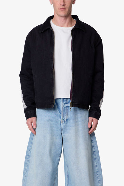 Skeleton Work Jacket - Black