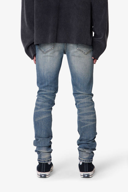 Skinny Crystal Denim - Washed Blue