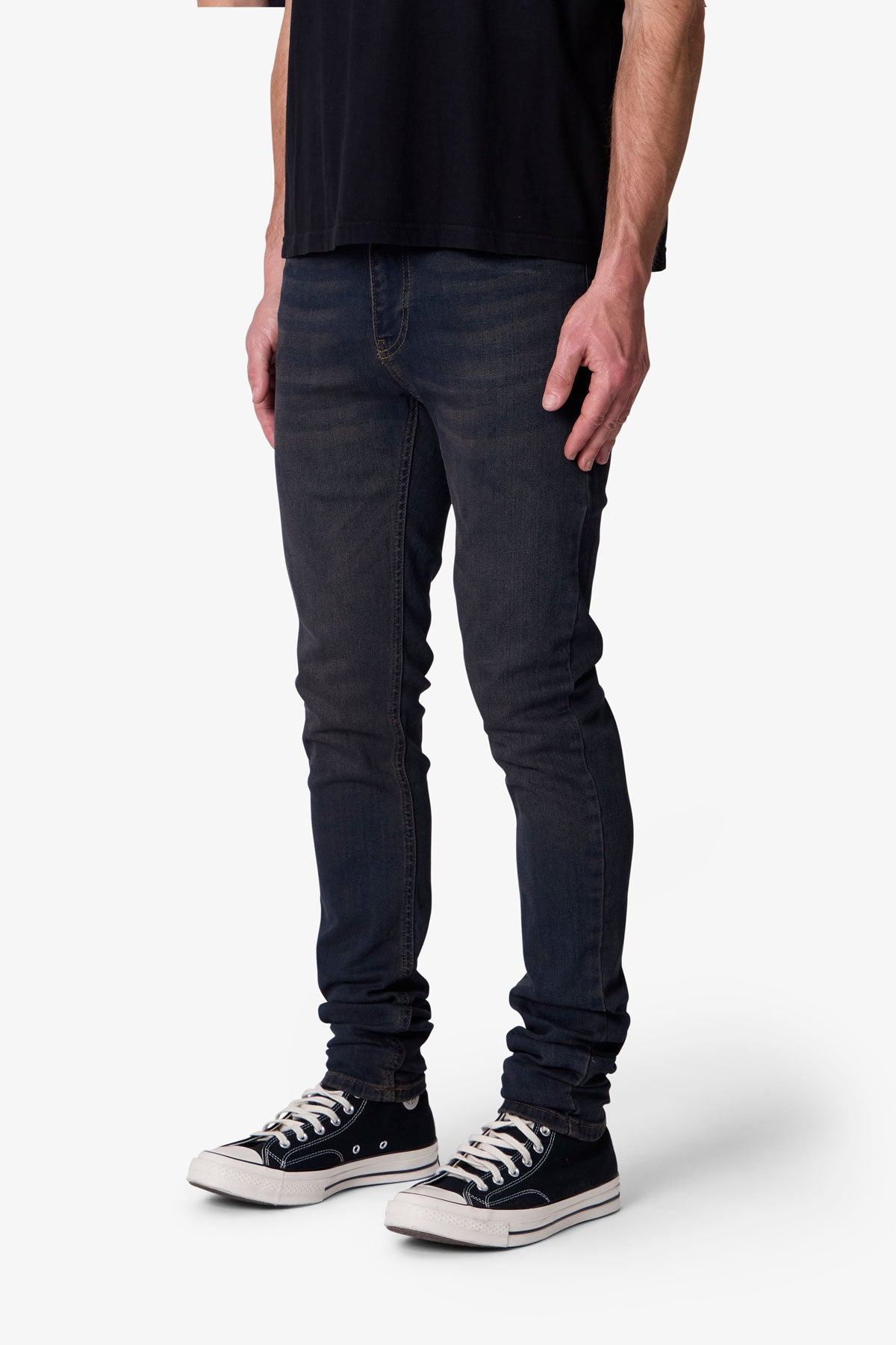 Skinny Denim - Washed Brown