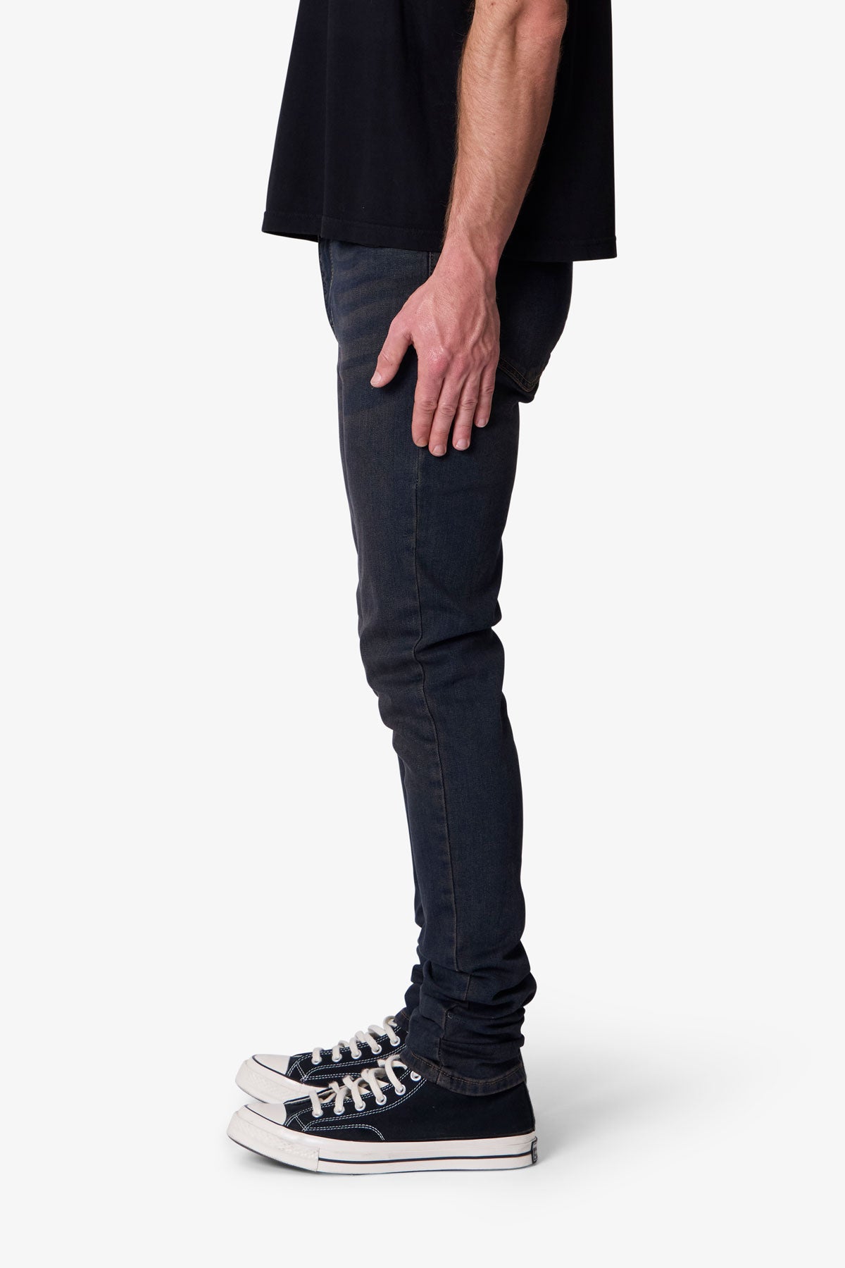 Skinny Denim - Washed Brown