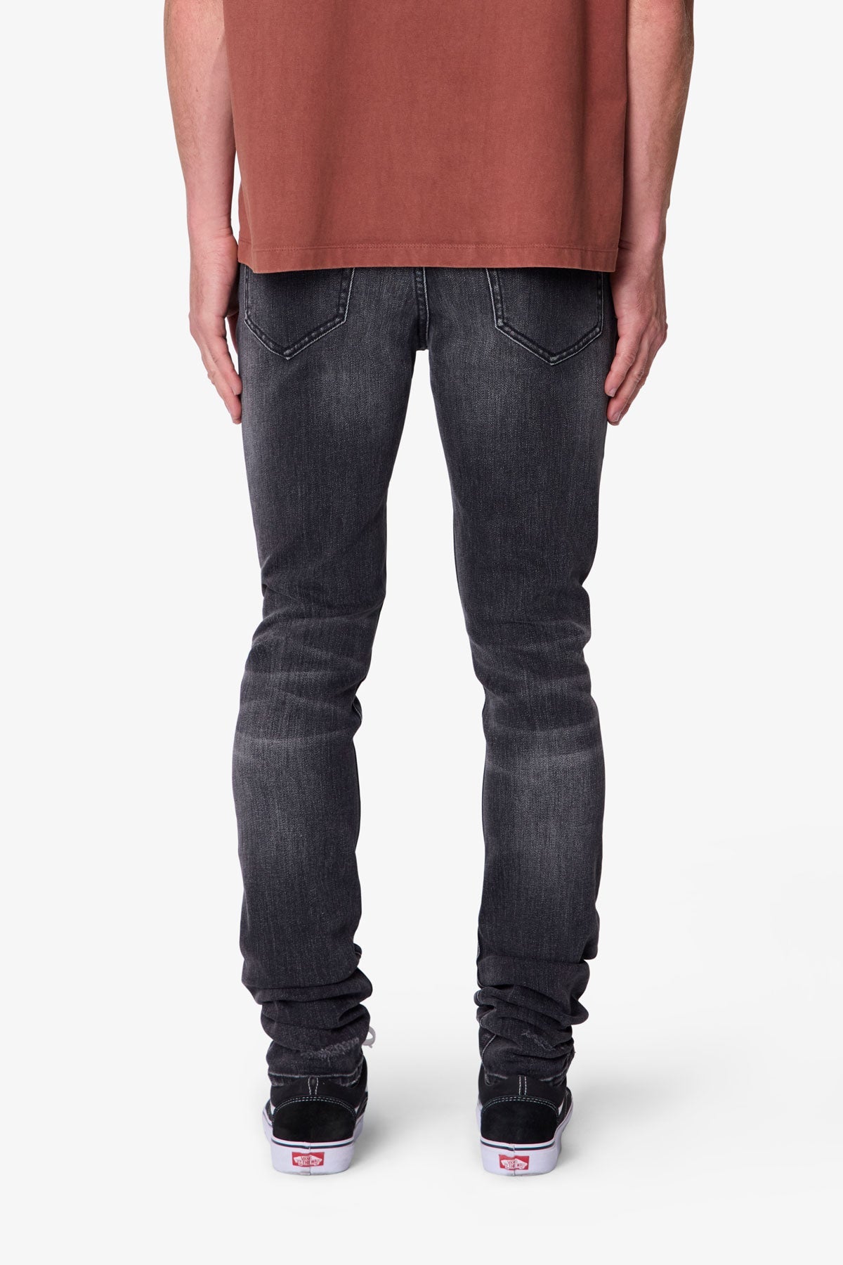 Skinny Distressed Denim - Vintage Black