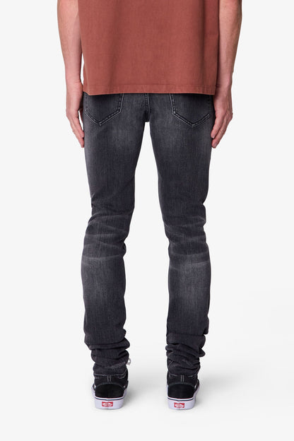 Skinny Distressed Denim - Vintage Black